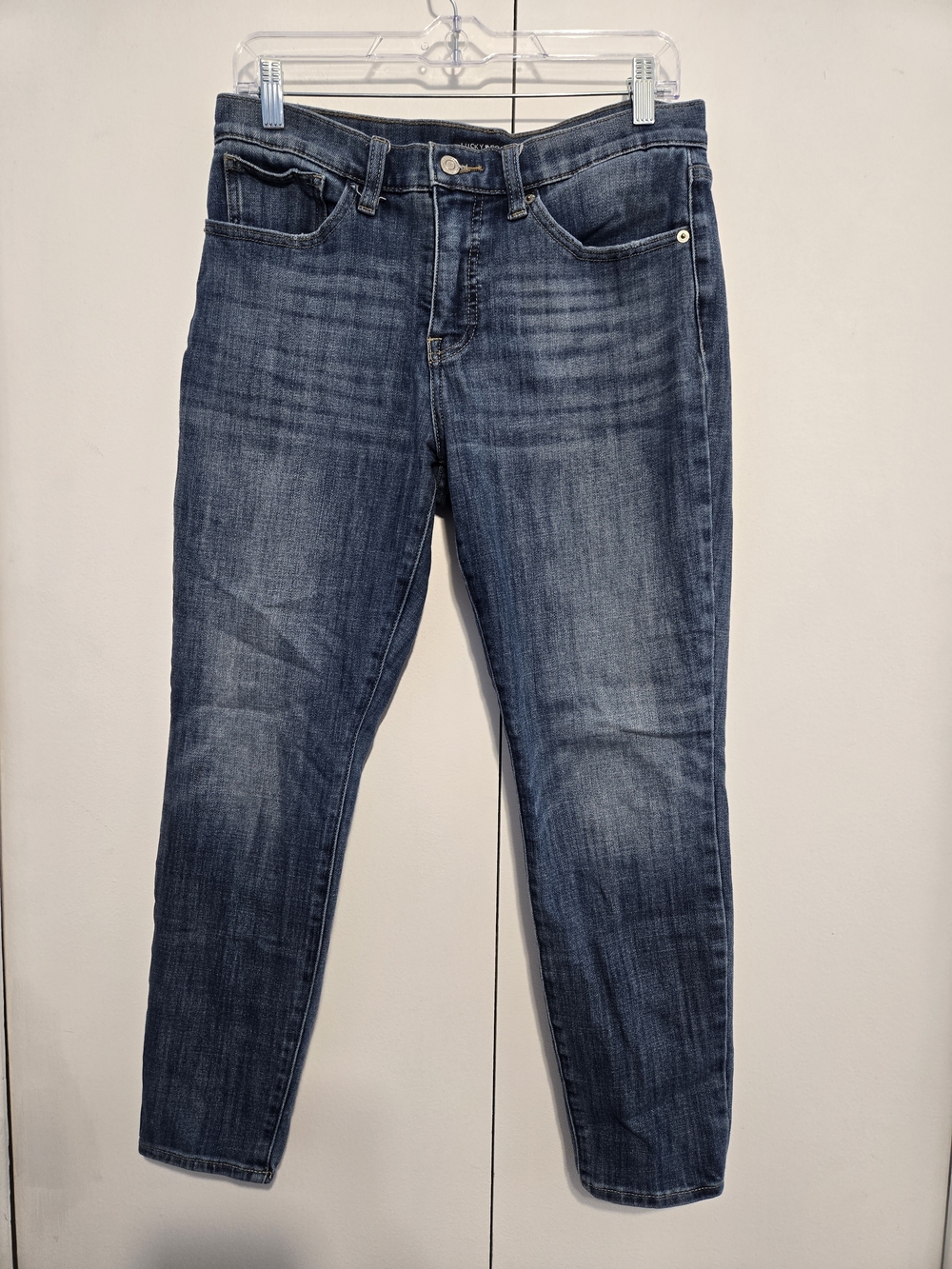Lucky Brand Ava Mid Rise Skinny‎ Ankle Jeans Size 10/30 Medium Wash